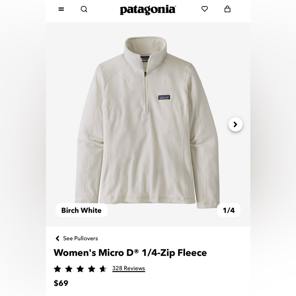 PATAGONIA Women's Micro D® 1/4-Zip Fleece